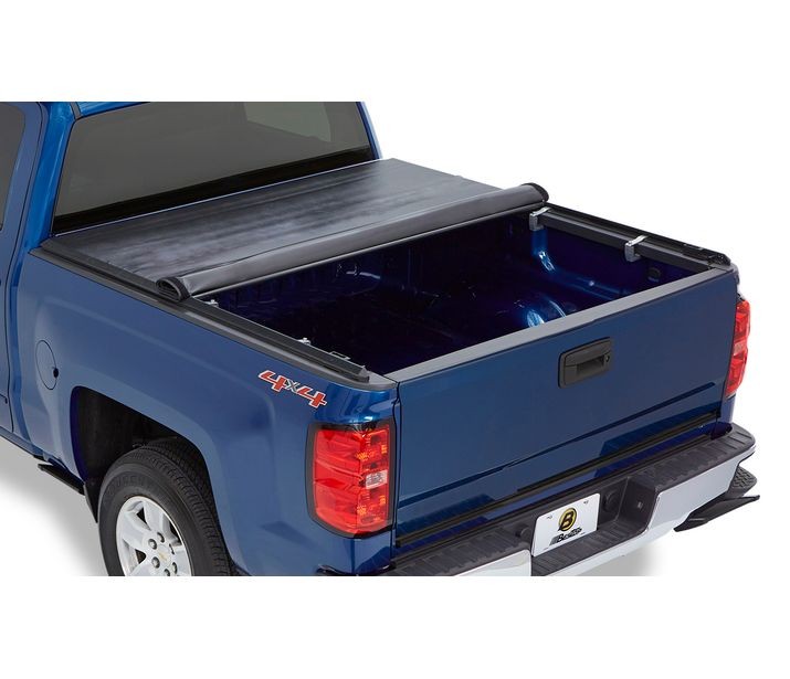 EZ-Roll Soft Tonneau Cover For Nissan 2005-2024 Frontier 6.0 Foot Black Tailgate Spoiler Not Included Bestop