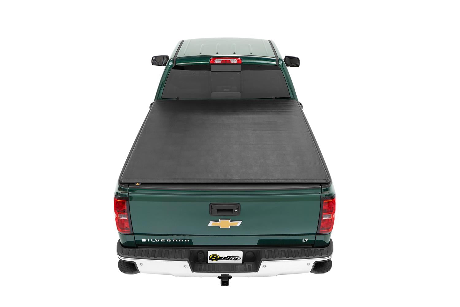 Soft Tonneau Cover EZ-Roll For 2015-24 Colorado/Canyon 5.0 Foot Black Tailgate Spoiler Not Included Bestop