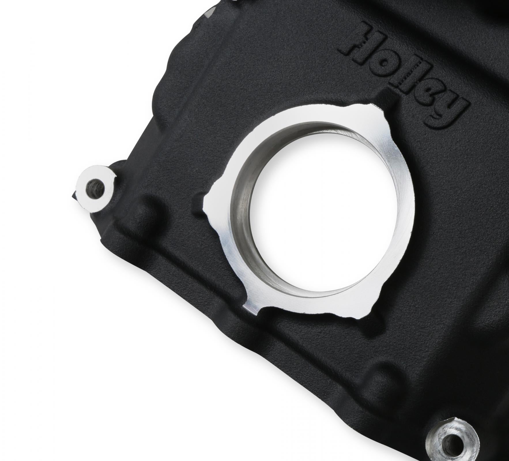 Black Mid-Mount Complete Accessory System Gen III Hemi Engine Non VVT Fits 2003-2008 5.7L & 2005-2010 6.1L Engines -Black Finish Factory Style Damper Holley
