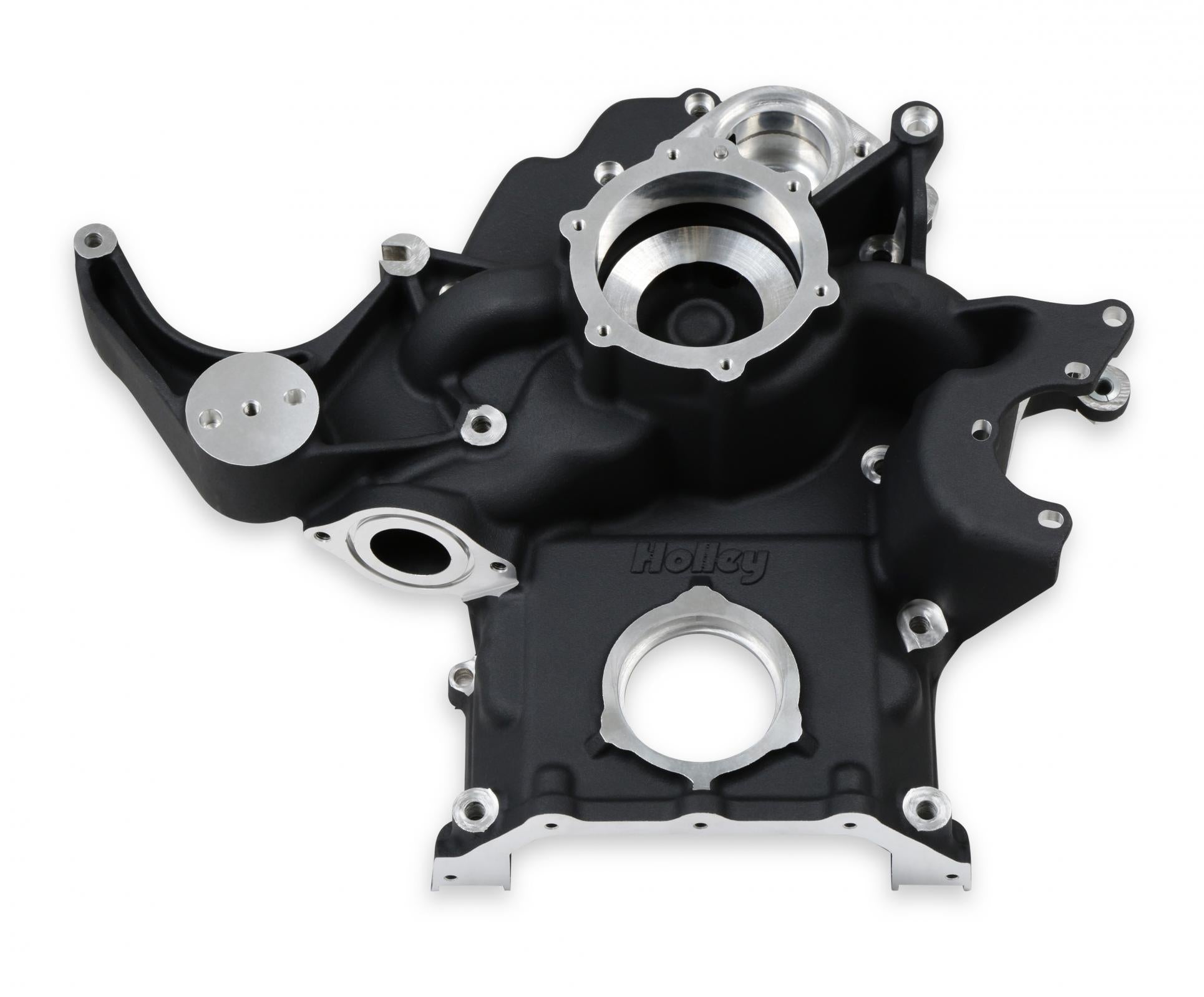Black Mid-Mount Complete Accessory System Gen III Hemi Engine Non VVT Fits 2003-2008 5.7L & 2005-2010 6.1L Engines -Black Finish Factory Style Damper Holley