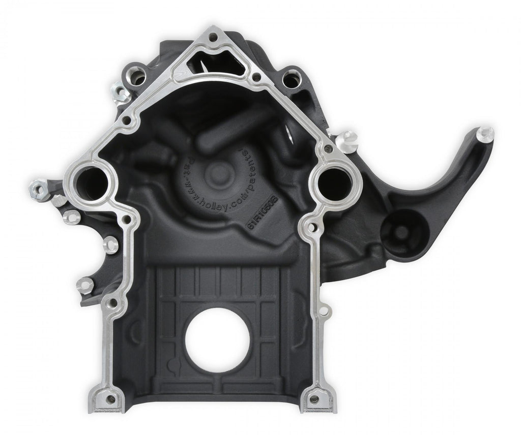 Black Mid-Mount Complete Accessory System Gen III Hemi Engine Non VVT Fits 2003-2008 5.7L & 2005-2010 6.1L Engines -Black Finish Factory Style Damper Holley