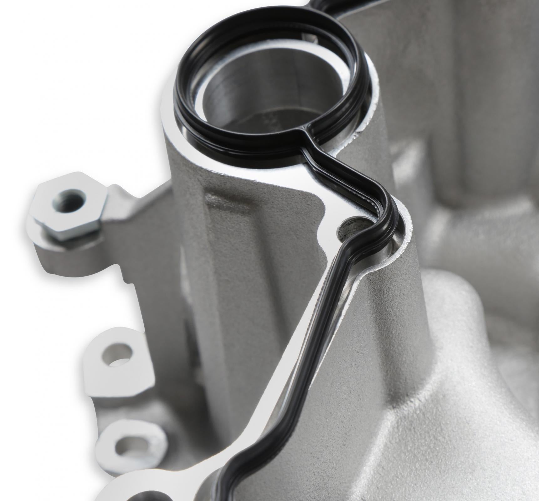 Mid-Mount Complete Accessory System Gen III Hemi Engine Non VVT Fits 2003-2008 5.7L & 2005-2010 6.1L Engines Natural Cast Finish Factory Style Damper Holley