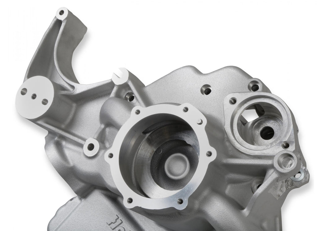 Mid-Mount Complete Accessory System Gen III Hemi Engine Non VVT Fits 2003-2008 5.7L & 2005-2010 6.1L Engines Natural Cast Finish Factory Style Damper Holley