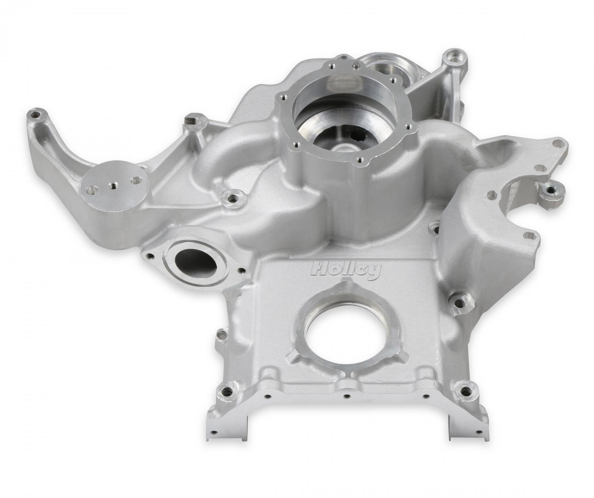 Mid-Mount Complete Accessory System Gen III Hemi Engine Non VVT Fits 2003-2008 5.7L & 2005-2010 6.1L Engines Natural Cast Finish Factory Style Damper Holley