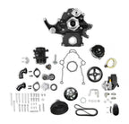 Black Mid-Mount Complete Accessory System Gen III Hemi Engine VVT Fits 2009 & Up 5.7L & 2011 & Up 6.4L Engines Black Finish Factory Style Damper Holley