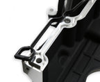 Black Mid-Mount Complete Accessory System Gen III Hemi Engine VVT Fits 2009 & Up 5.7L & 2011 & Up 6.4L Engines Black Finish Factory Style Damper Holley