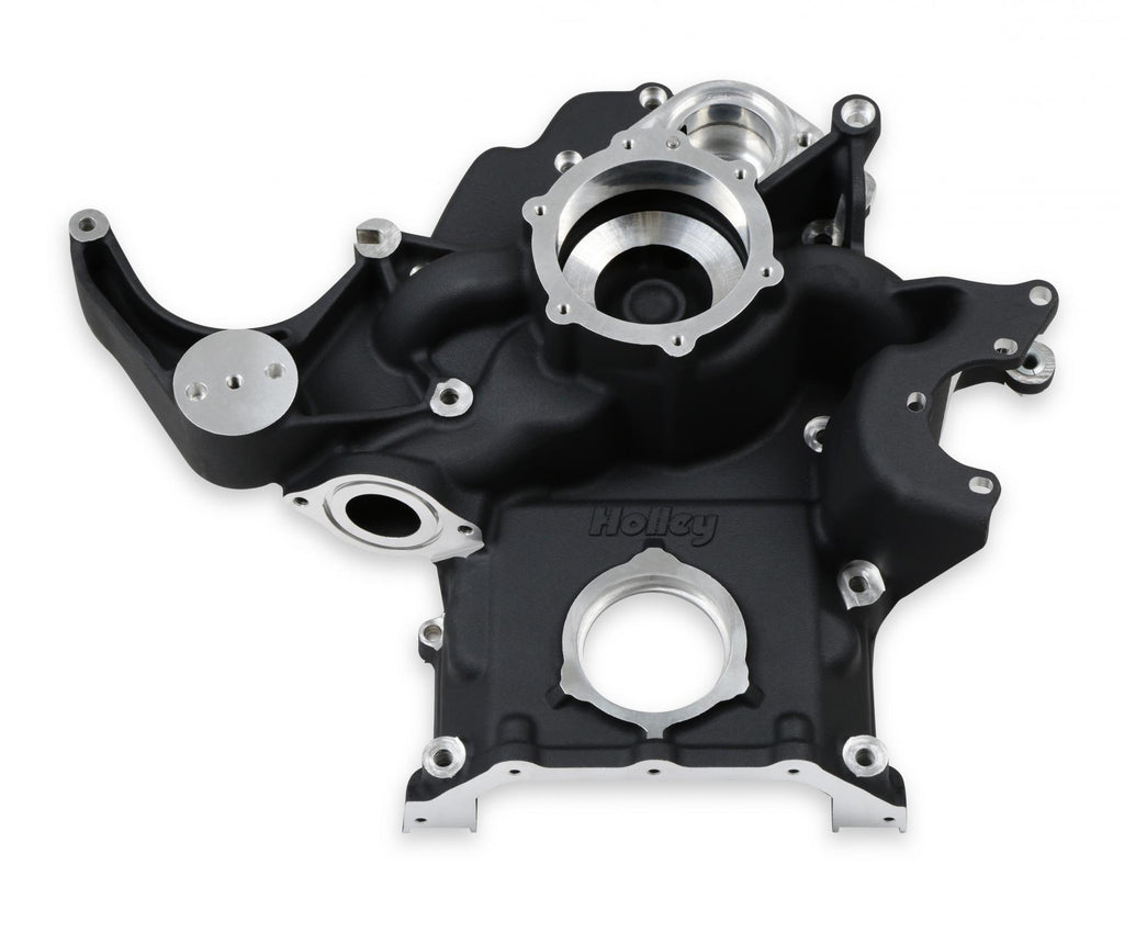 Black Mid-Mount Complete Accessory System Gen III Hemi Engine VVT Fits 2009 & Up 5.7L & 2011 & Up 6.4L Engines Black Finish Factory Style Damper Holley