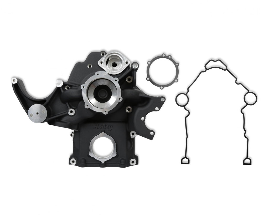 Black Mid-Mount Complete Accessory System Gen III Hemi Engine VVT Fits 2009 & Up 5.7L & 2011 & Up 6.4L Engines Black Finish Factory Style Damper Holley