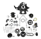 Premium Black Mid-Mount Complete Accessory System Gen III Hemi Engine Non VVT Fits 2003-2008 5.7L & 2005-2010 6.1L Engines Black Finish SFI Certified Damper with Billet Aluminum Pulley Holley