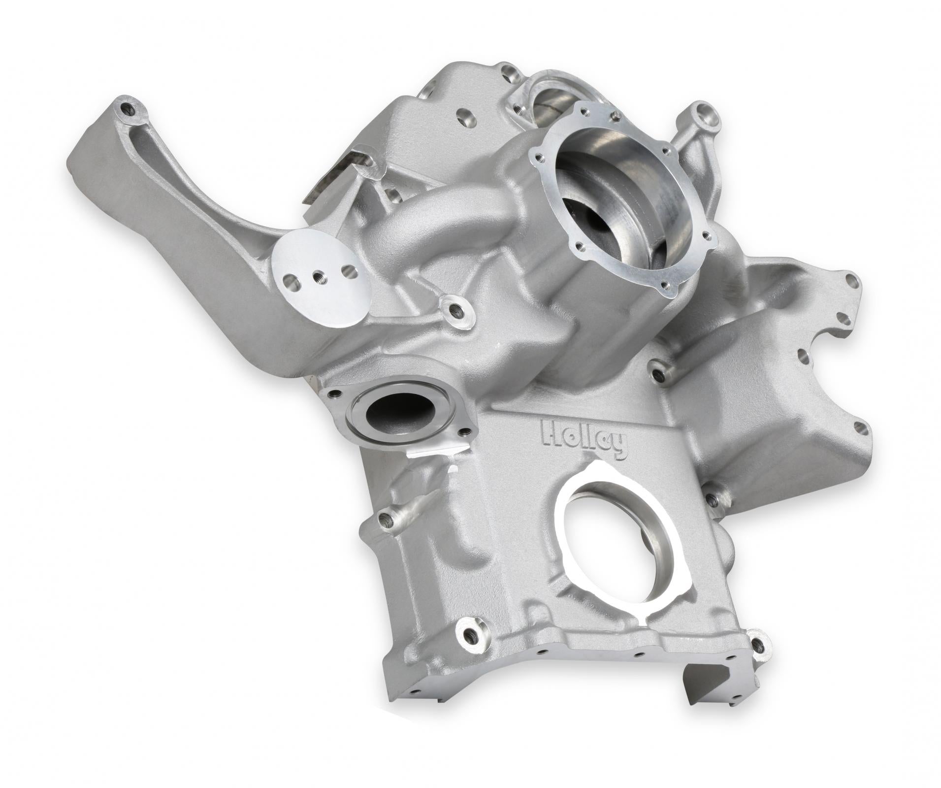 Premium Mid-Mount Complete Accessory System Gen III Hemi Engine VVT Fits 2009 & Up 5.7L & 2011 & Up 6.4L Engines Natural Cast Finish SFI Certified Damper with Billet Aluminum Pulley Holley