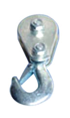 Pulley Block 4k BS 1.6k WLL Hook W/Clasp Bulldog Winch