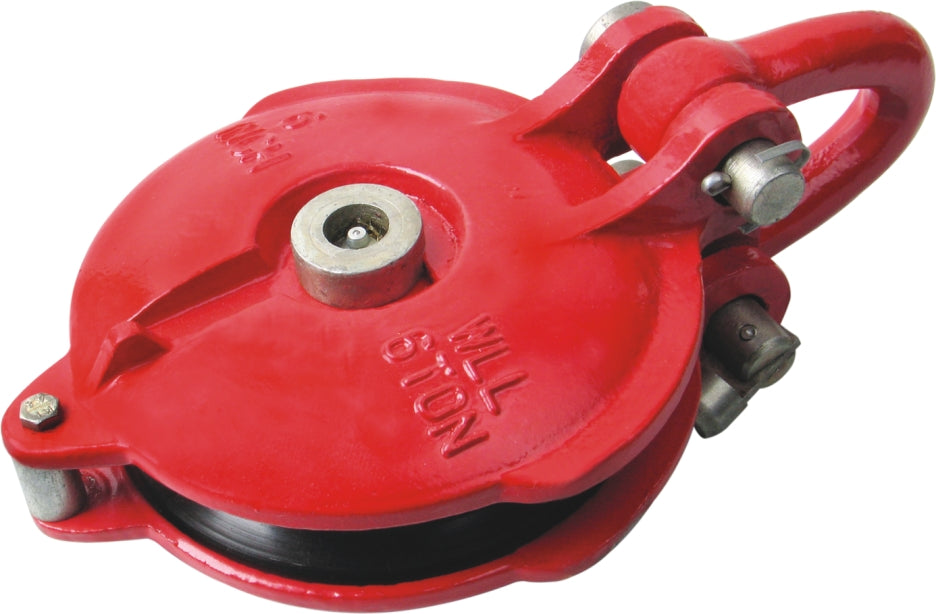 Snatch Block 30k BS 12k WLL 6 Inch Wheel Zerk Bulldog Winch