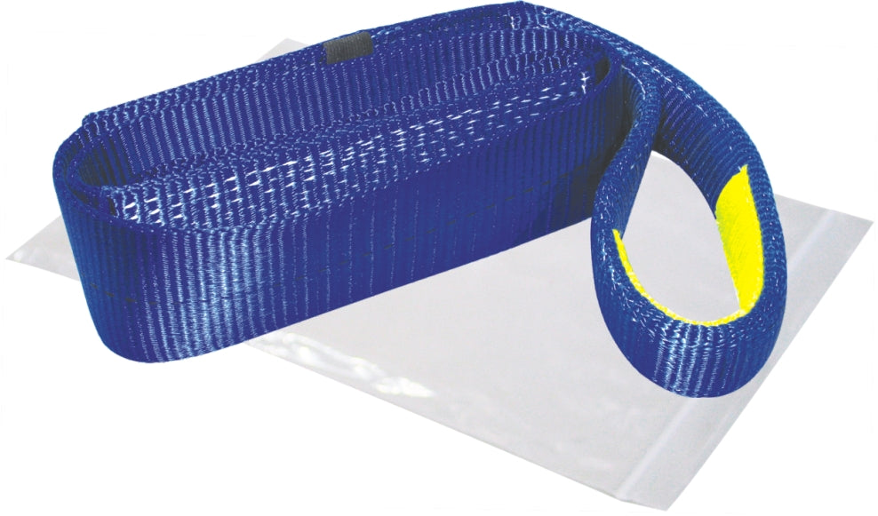 Tree Saver Strap 3 Inch x 6 Foot 30000 LB BS Polyester Blue Bulldog Winch