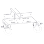 ATV/UTV Winch Receiver Mount 2 X 2 Inch Bulldog Winch