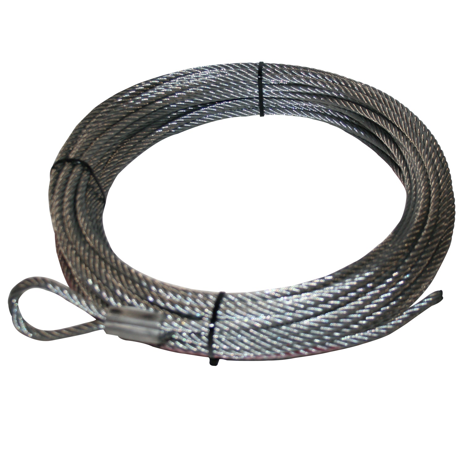 Winch Rope Wire 10003 3/8 Inch x 90 Foot (9.5mm x 27.4m) Bulldog Winch