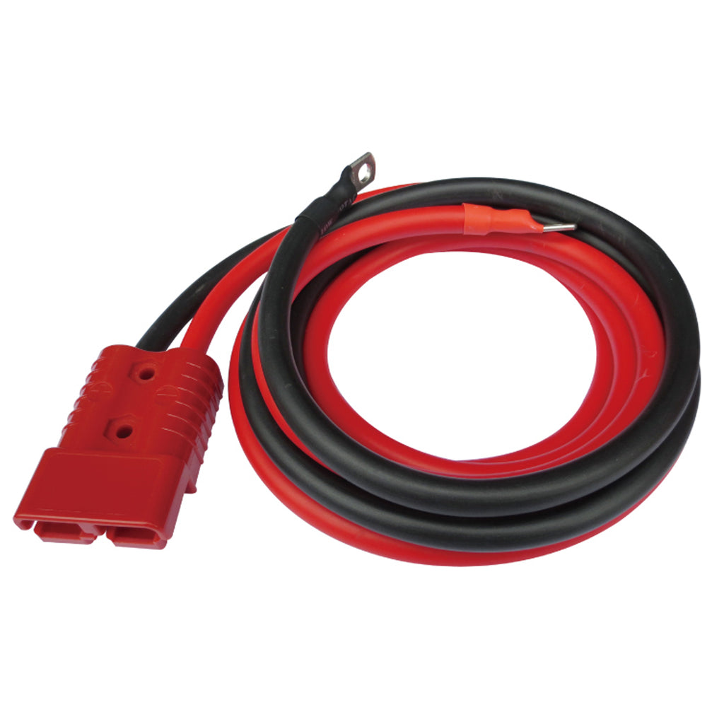 Booster Cable 20 Ft 2 Gauge w/Quick Connects And 7.5 Ft Truck Lead Set Bulldog Winch