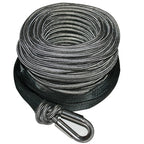 AR Synthetic Winch Line 9.5mm x 100 Foot 9 to 12k Gray Bulldog Winch