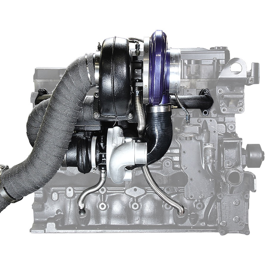 ATS Aurora Plus 7500 Compound Turbo System Fits 2003-2007 5.9L Cummins