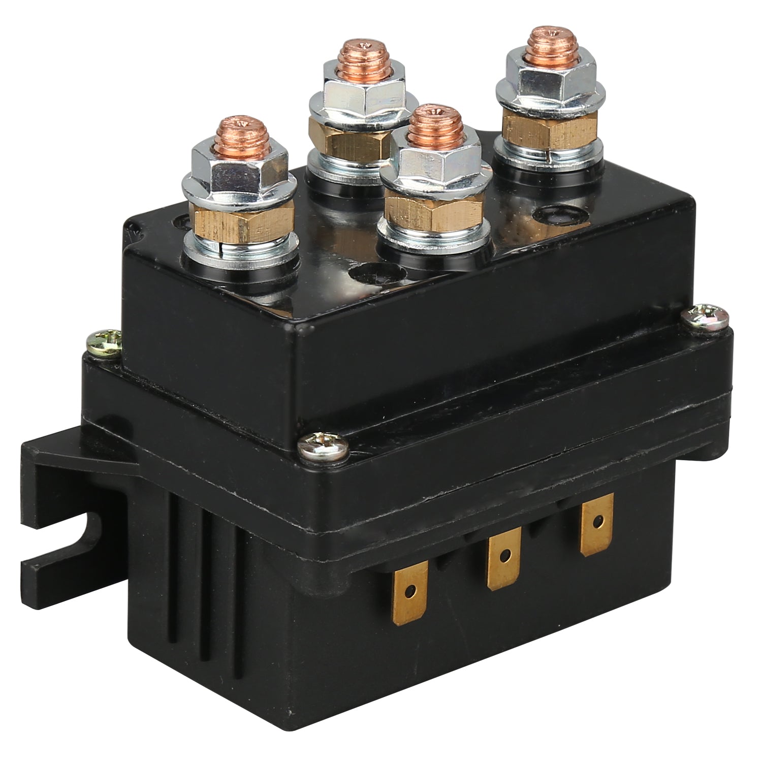 Winch Contactor 450 AMP W/Spade Connectors Bulldog Winch