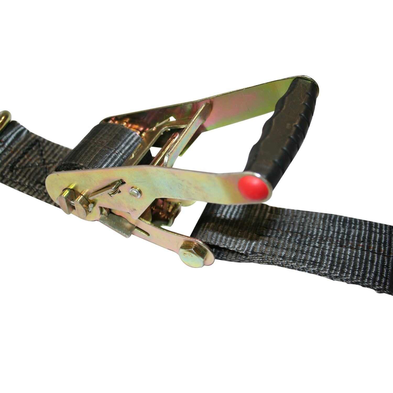 Ratcheting Axle Strap 2 inchx10 Foot 10k LB BS Black Bulldog Winch