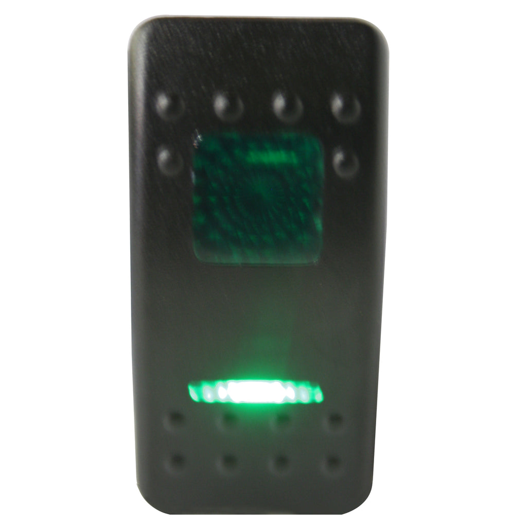 Rocker Switch On/Off 5 Pin Green Bulldog Winch