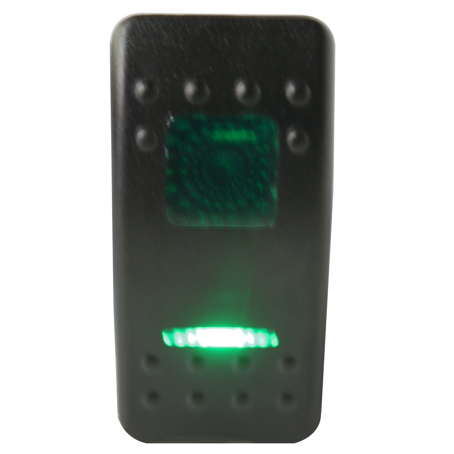 Rocker Switch On/Off 5 Pin Green Bulldog Winch