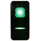 Rocker Switch On/Off 5 Pin Green Bulldog Winch