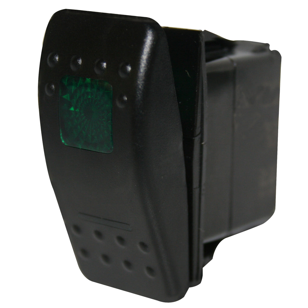 Rocker Switch On/Off 5 Pin Green Bulldog Winch
