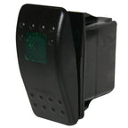 Rocker Switch On/Off 5 Pin Green Bulldog Winch