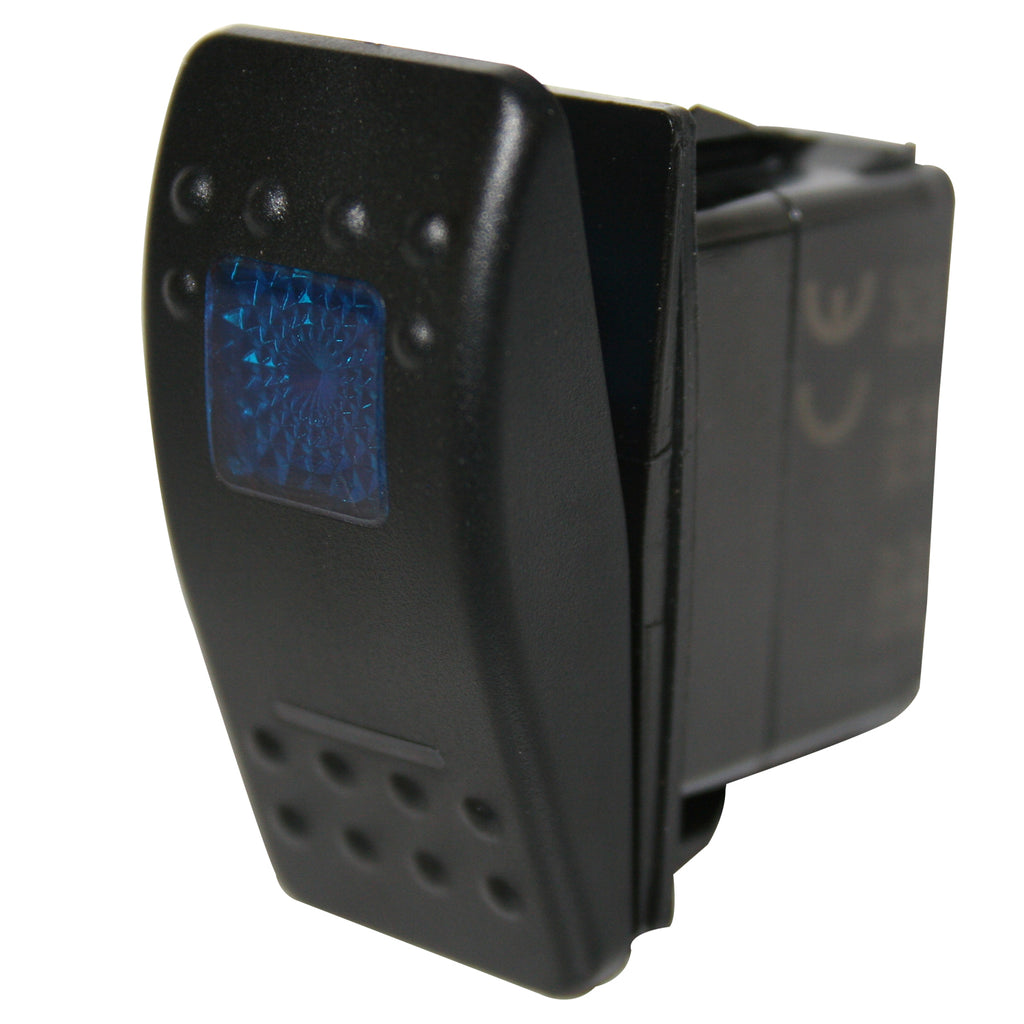 Rocker Switch On/Off 5 Pin Blue Bulldog Winch