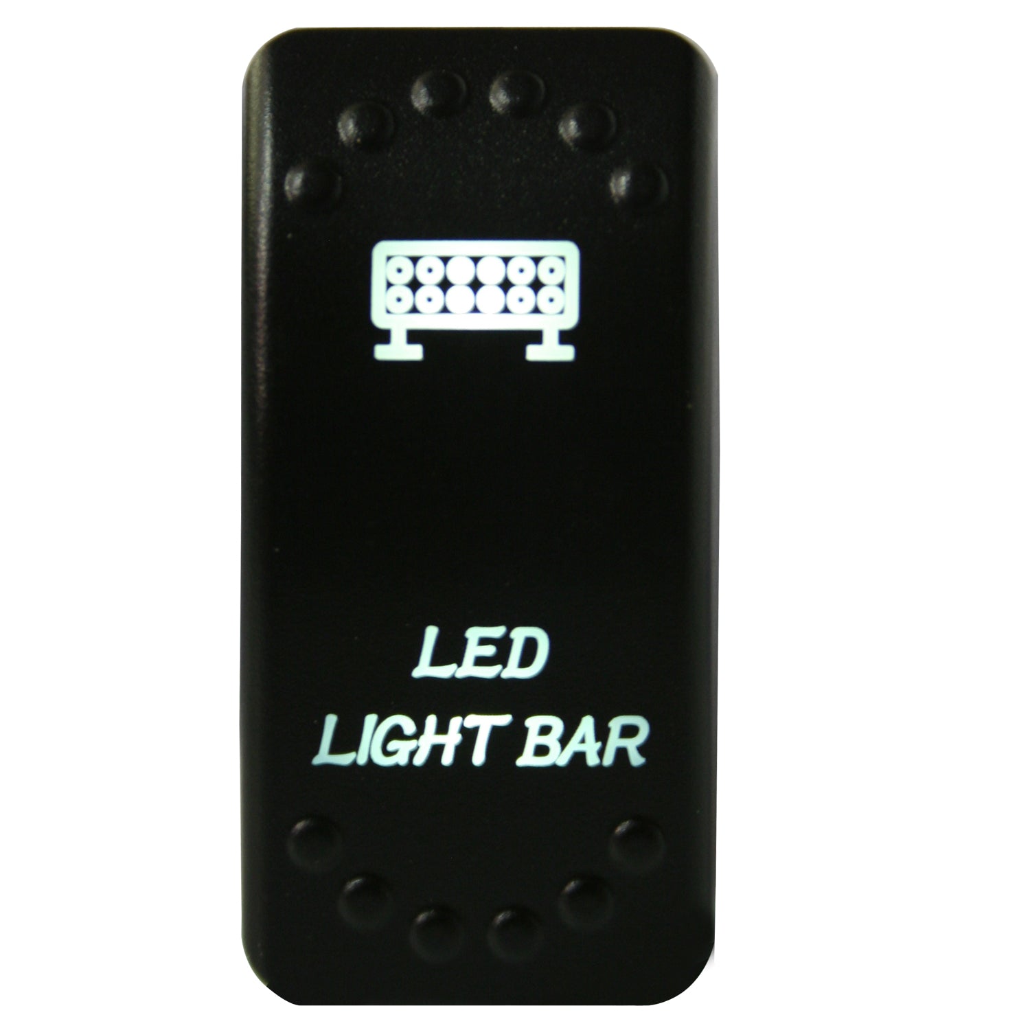 Rocker Switch On/Off 5 Pin LED Light Bar White Bulldog Winch