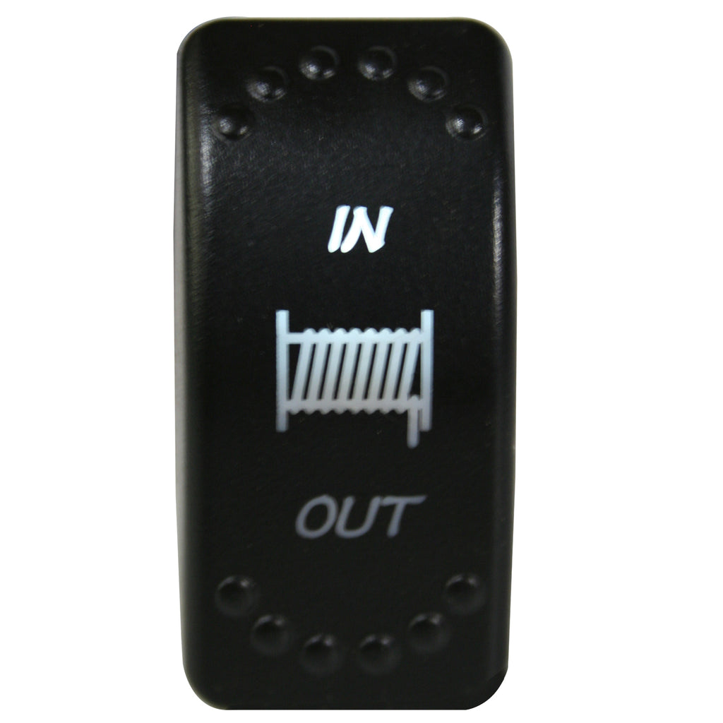 Winch In Out Switch 4 pin White Momentary(In) Center Off Momentary(Out) White Bulldog Winch