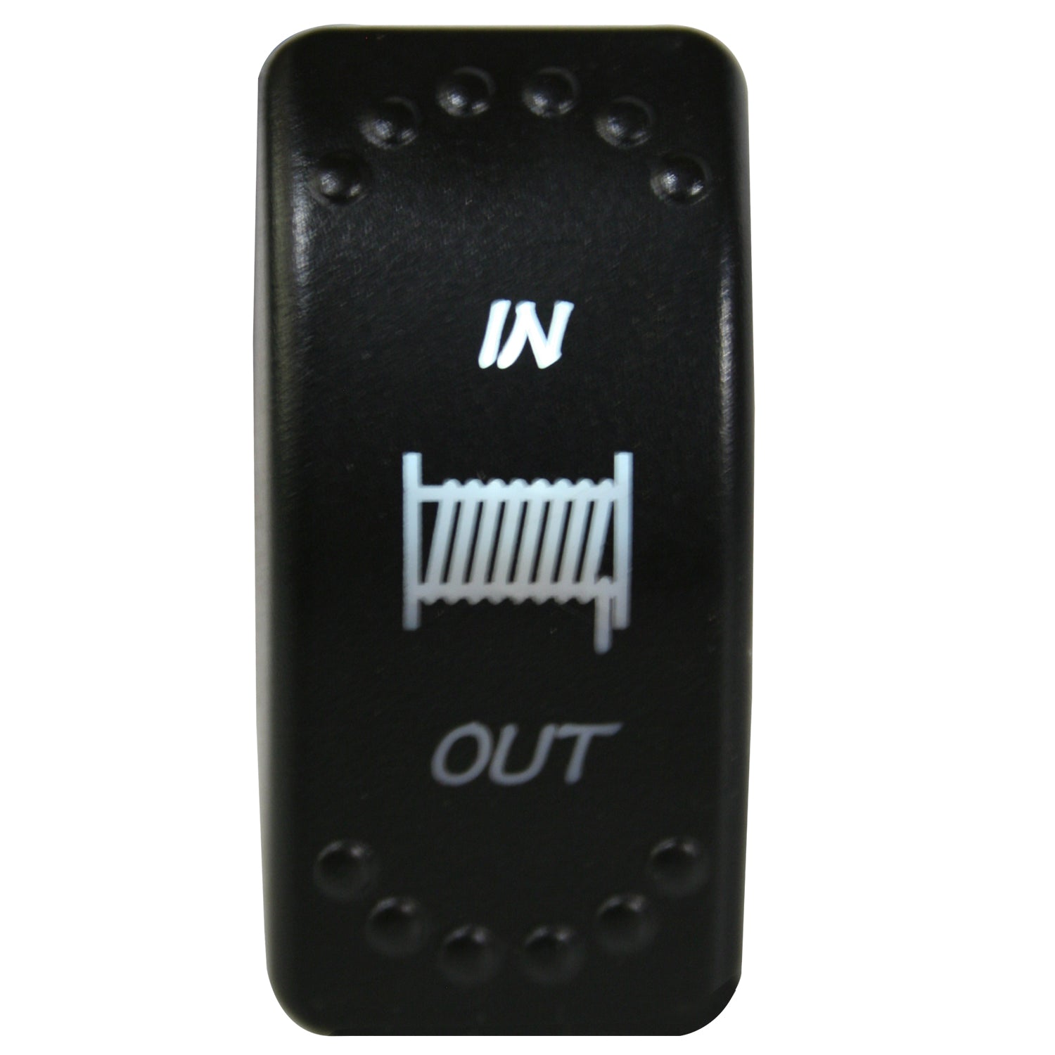 Winch In Out Switch 4 pin White Momentary(In) Center Off Momentary(Out) White Bulldog Winch