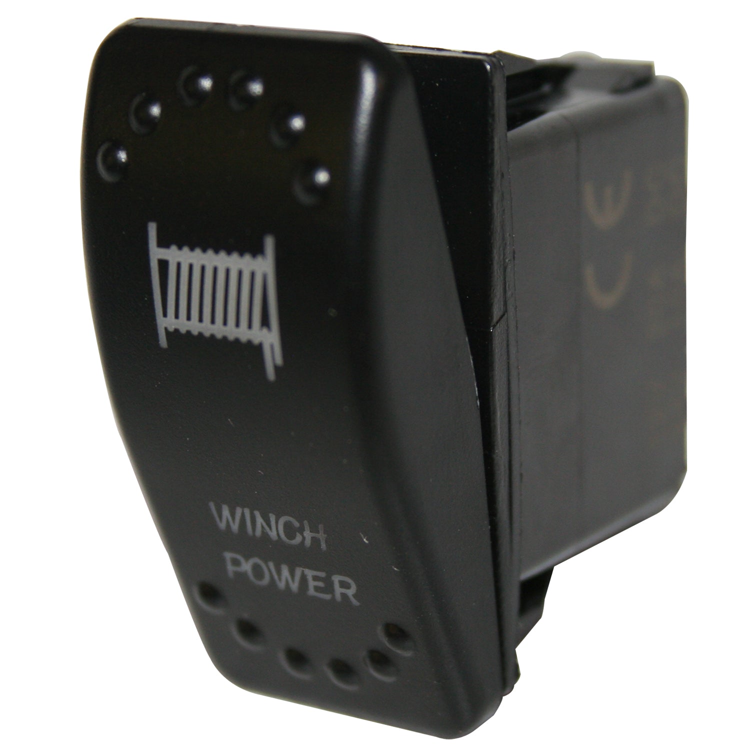 Winch Power Rocker Switch - On/Off 5-Pin-Red Bulldog Winch