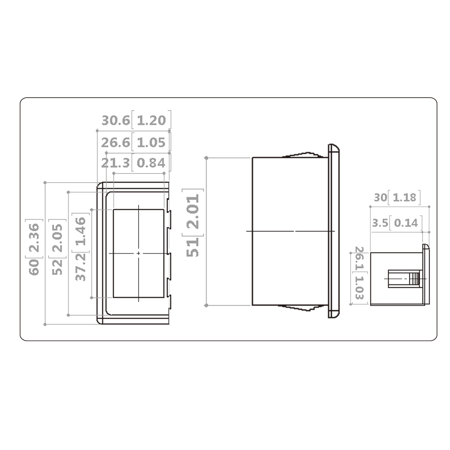 Switch Mounting Panel End Bulldog Winch