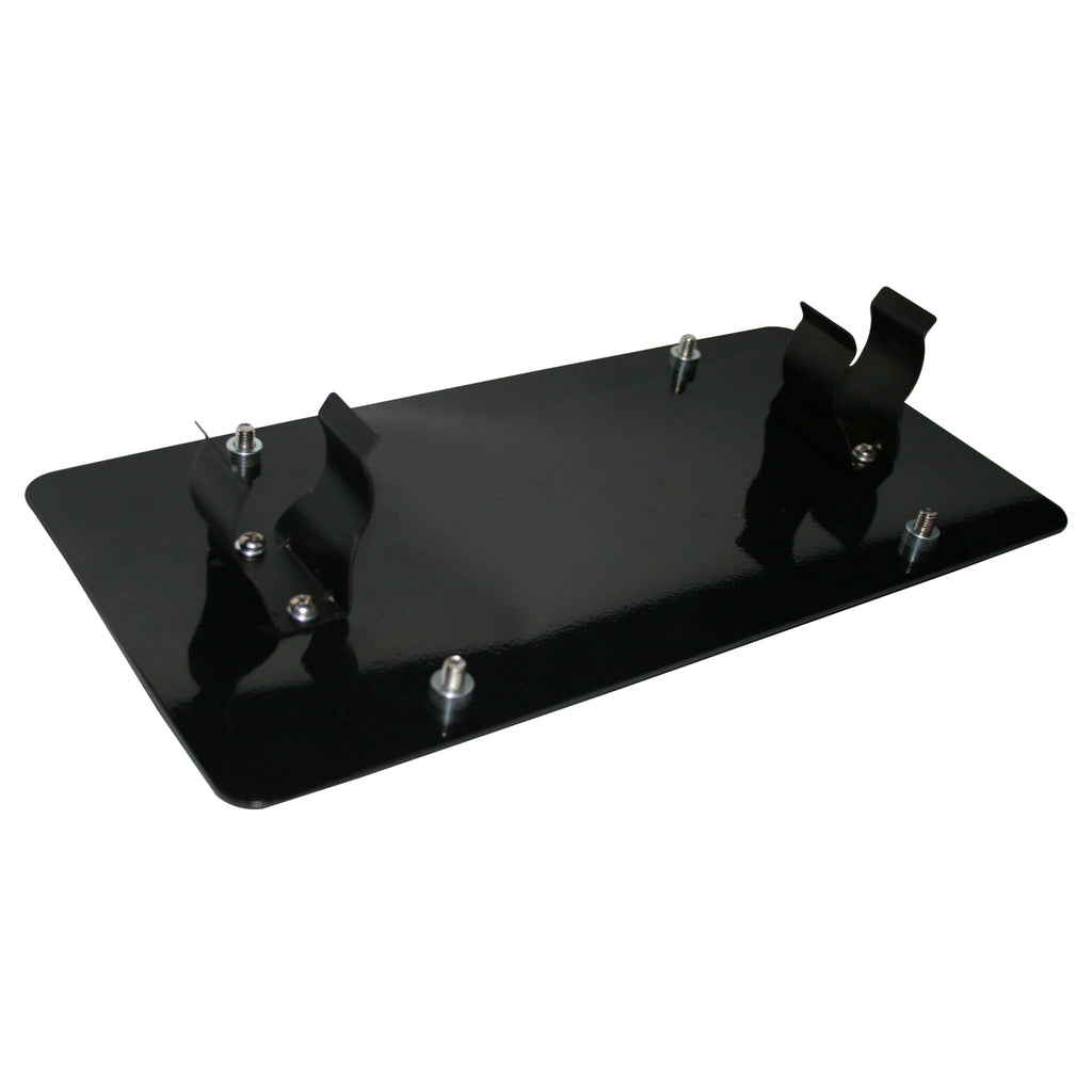License Plate Bracket Fairlead Mount Black Truck and Jeep Bulldog Winch