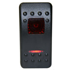 Rocker Switch - Momentary On/Off Lighted Red 3-Pin Bulldog Winch