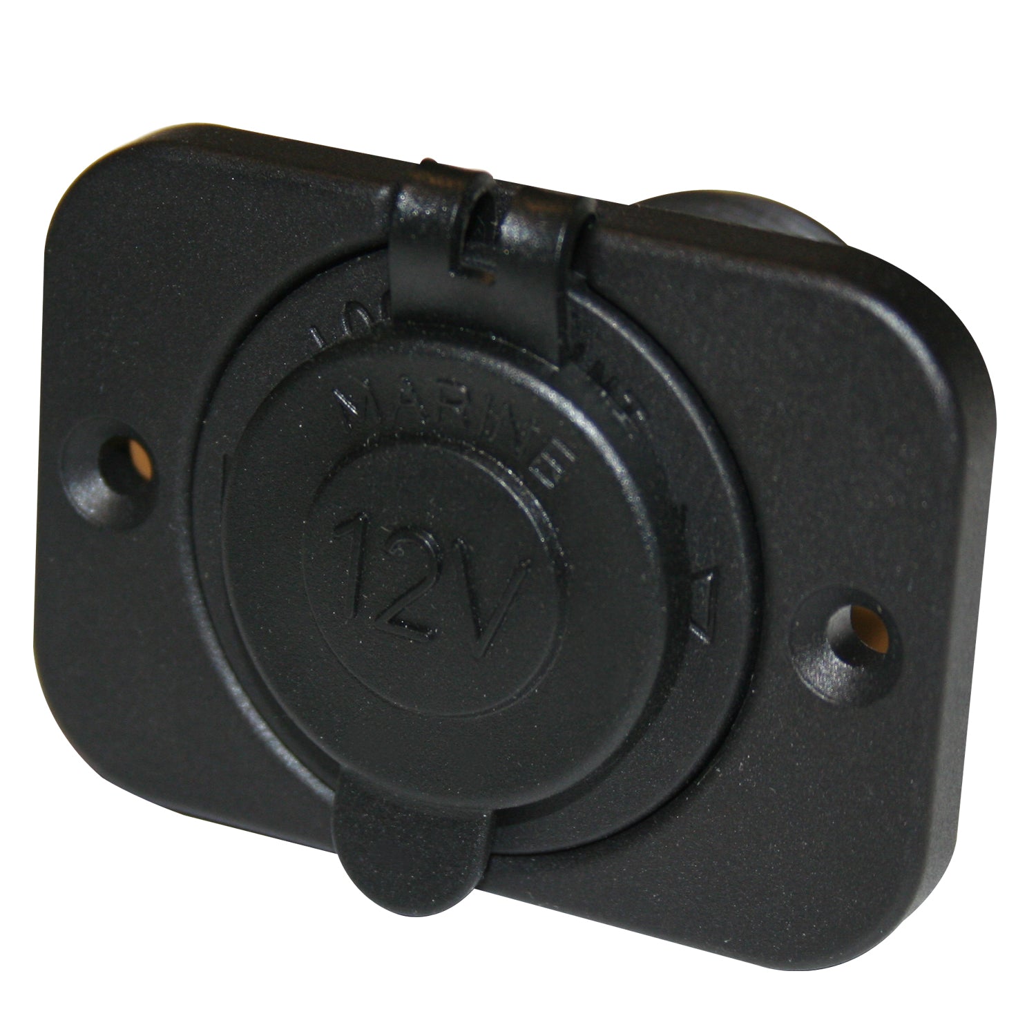 12v Power Socket 20A W/Cover and 3 Mounting Brackets Bulldog Winch