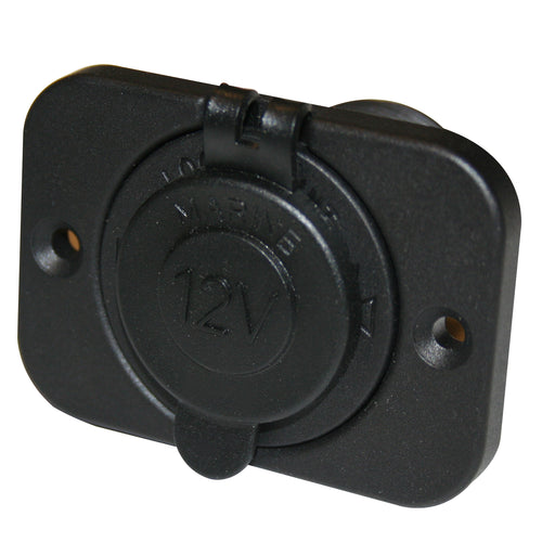 12v Power Socket 20A W/Cover and 3 Mounting Brackets Bulldog Winch