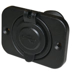USB Power Socket Dual 5V 1A and 2.1A W/Cover and 3 Mounting Brackets Bulldog Winch