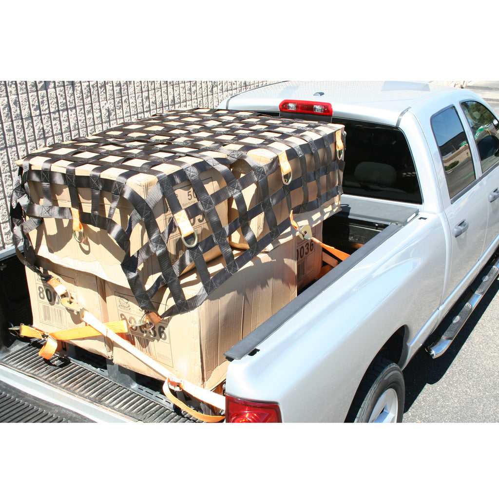 Cargo Net 6x6 Ft Short Bed Cargo Restraint System Bulldog Winch