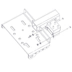 ATV/UTV Winch Receiver Mount 1 1/4 X 1 1/4 Inch Bulldog Winch