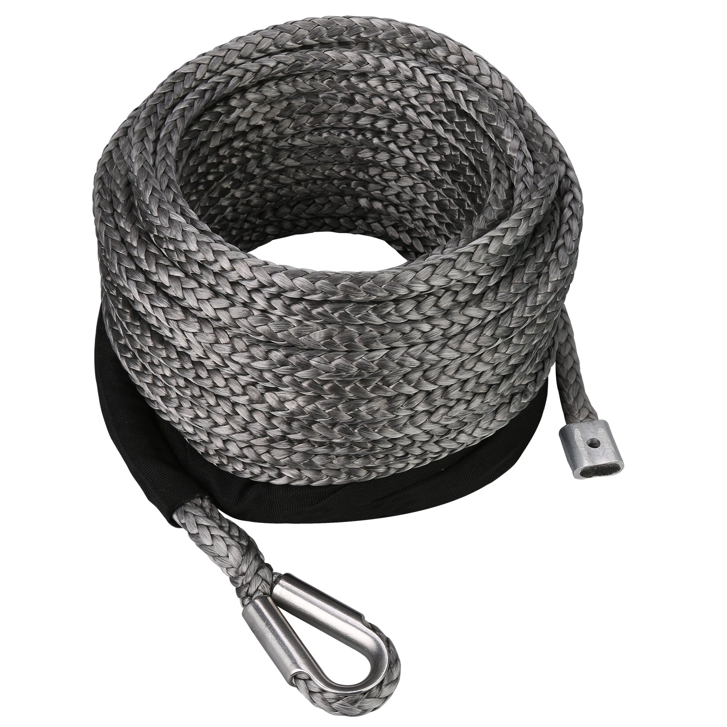 Synthetic Winch Rope 9x100 9.5k-17.6k BS Bulldog Winch