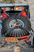 Horizontal Tire Ratcheting Y Tie-Down Strap Bulldog Winch