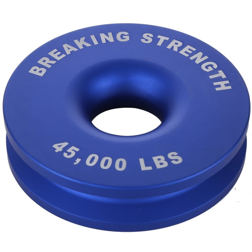 6.25 Inch Recovery Pulley 45,000 Breaking Strength for Synthetic Rope Bulldog Winch