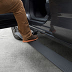 RealTruck VoltStep Electric Running Board Kit Textured Black 2015-2019 Silverado/Sierra 2500 HD Go Rhino