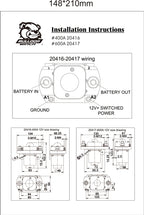 Solenoid 600 Amp Bulldog Winch
