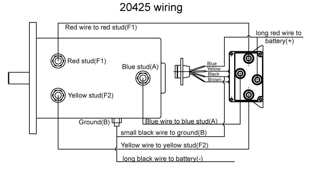 500A Contactor Replacement for 10057x 10063x Bulldog Winch