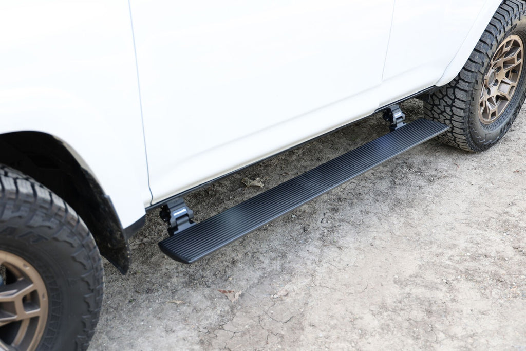 RealTruck VoltStep Electric Running Board Kit Textured Black 2014-2024 Toyota 4Runner Go Rhino