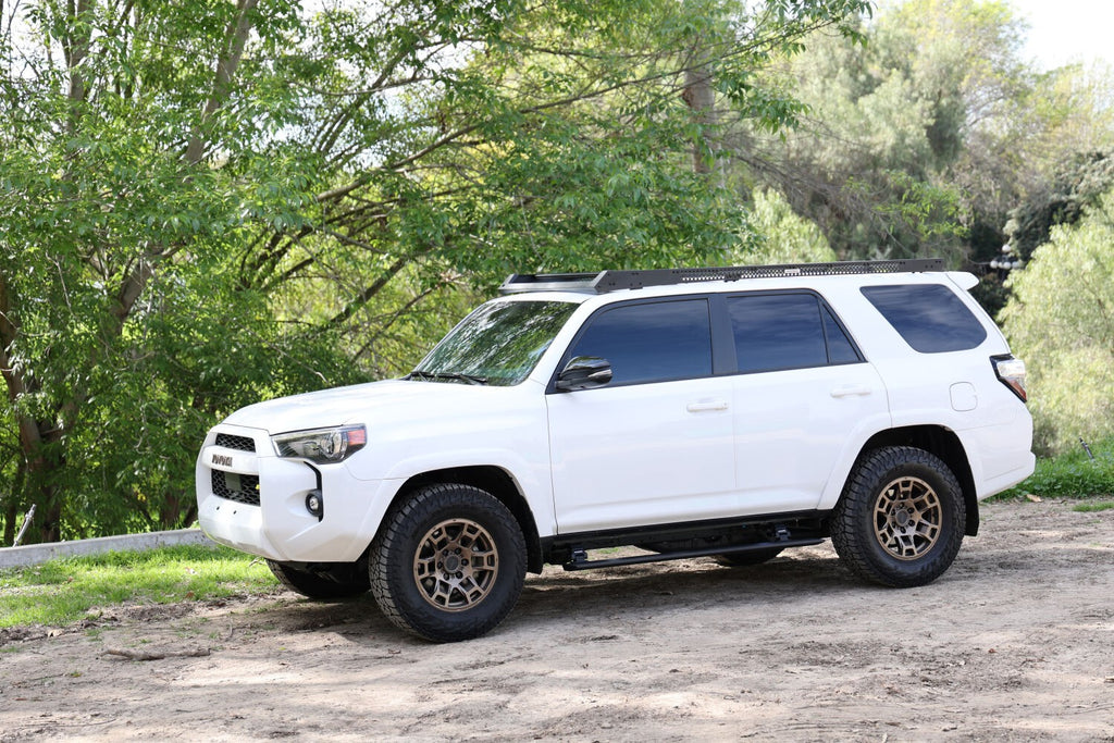 RealTruck VoltStep Electric Running Board Kit Textured Black 2014-2024 Toyota 4Runner Go Rhino